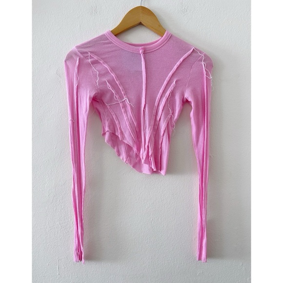 SAMI MIRO VINTAGE Tops - Sami Miro Asymmetric Long Sleeve Top